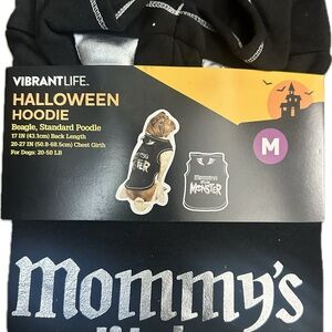 Vibrant Halloween Black Dog Hoodie